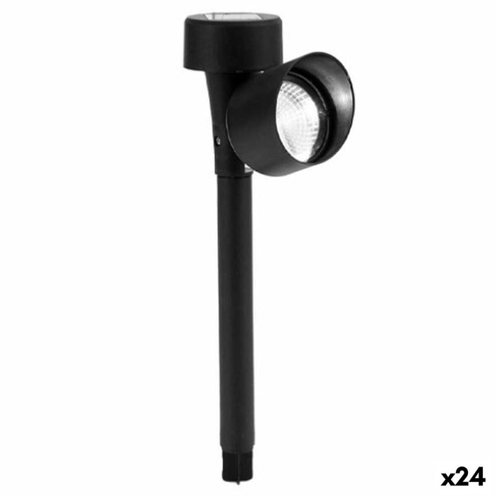 Lampă solară Negru polipropilenă 12 x 26 x 5,5 cm (24 Unități)