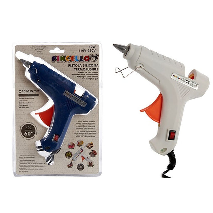 Pistol de silicon Metal Plastic (12 Unități)