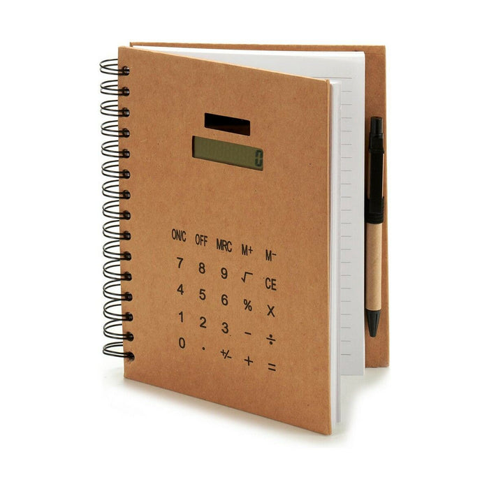 Caiet cu Inele și Pix Calculator 2,5 x 21 x 18 cm (12 Unități)