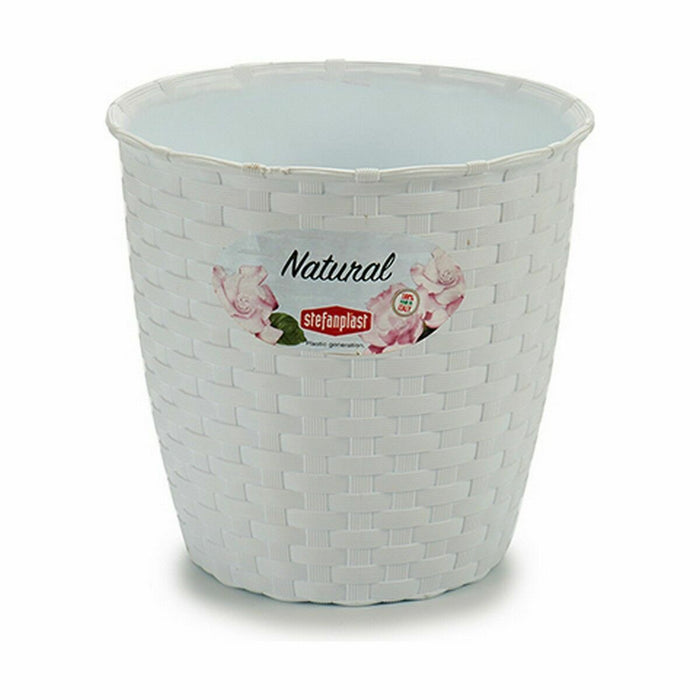 Ghiveci Stefanplast Alb Plastic 14 x 13 x 14 cm (12 Unități)