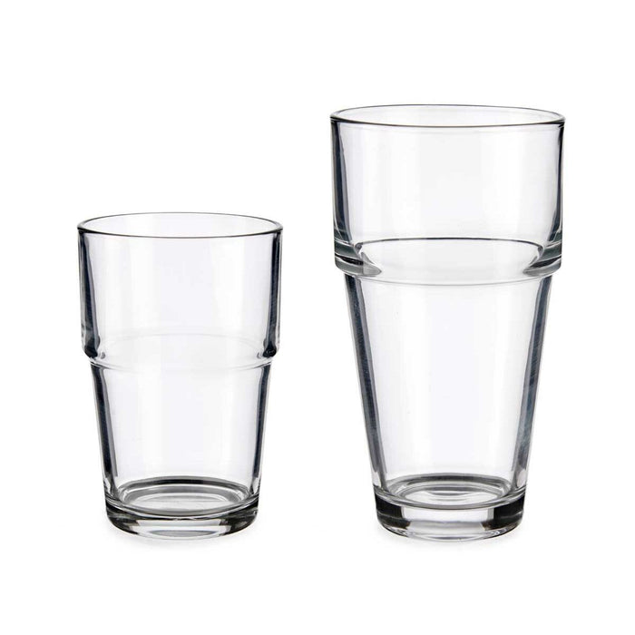 Set de pahare Transparent Sticlă 260 ml 370 ml (4 Unități)