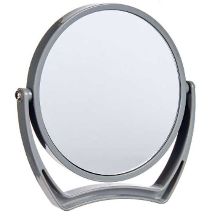 Oglindă cu Efect de Mărire Gri Geam Plastic 19 x 18,7 x 2 cm (6 Unități)