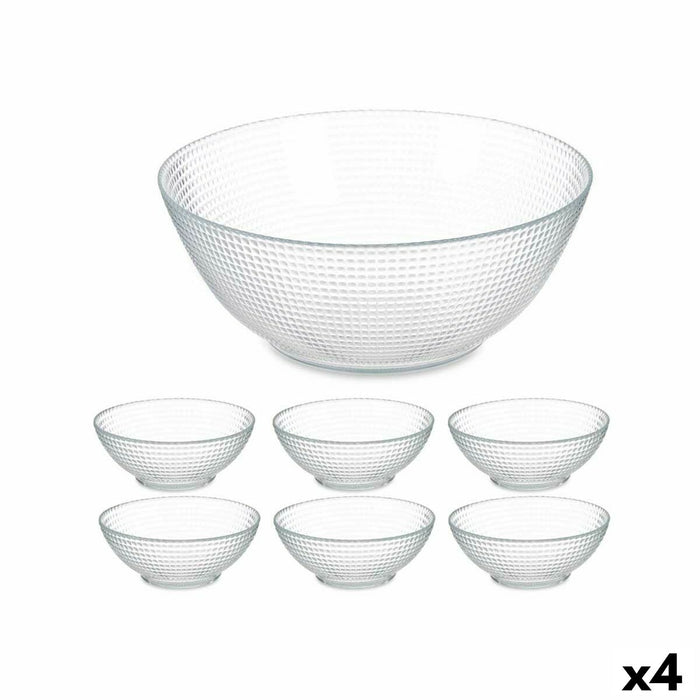 Set de boluri Generation Transparent Sticlă (4 Unități)