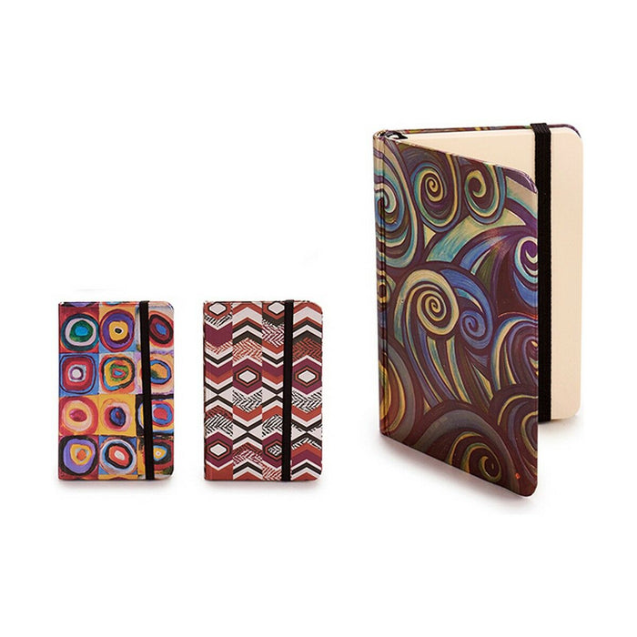 Carnet Notițe B7 Forme 100 Frunze 9 x 1 x 14 cm (24 Unități)