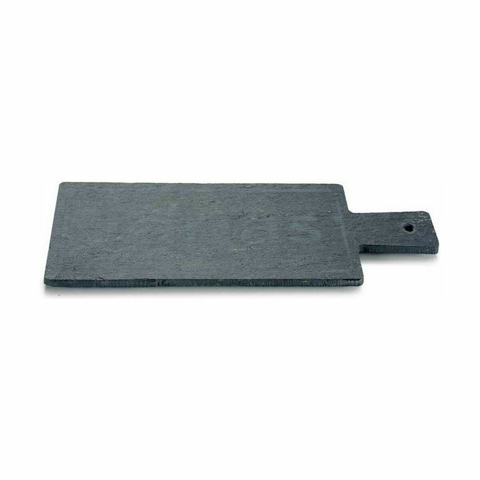 Tavă pentru gustari Cu mâner Bambus Slate 9 x 1 x 23 cm (48 Unități)