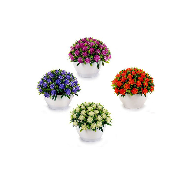 Floare decorativă Buchet Plastic 14 x 12 x 14 cm (12 Unități)