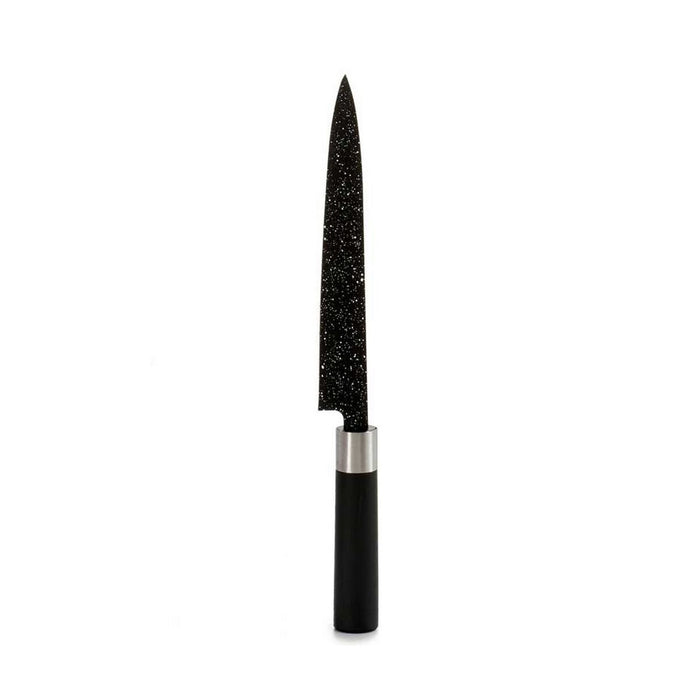 Cuțit de bucătărie Marmură 3,5 x 33,3 x 2,2 cm Argintiu Negru Oțel inoxidabil Plastic (12 Unități)