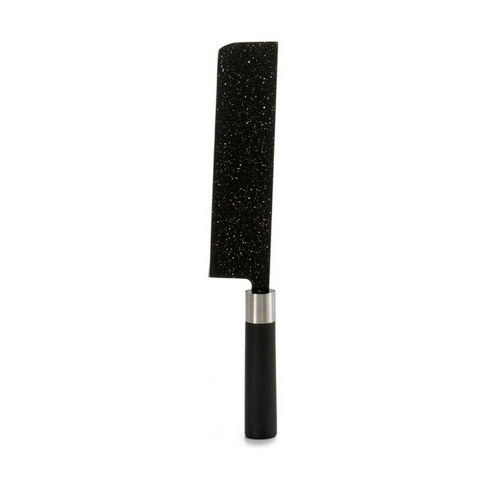 Macetă de bucătărie Marmură Negru Oțel inoxidabil Plastic 5,3 x 33 x 2,3 cm (12 Unități)