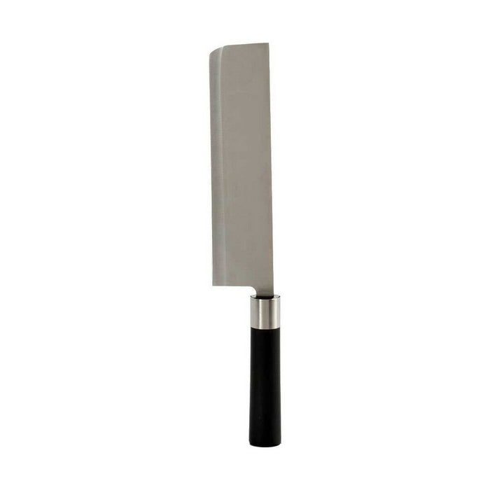 Macetă de bucătărie 5,6 x 2,5 x 33 cm Argintiu Negru Oțel inoxidabil Plastic (12 Unități)