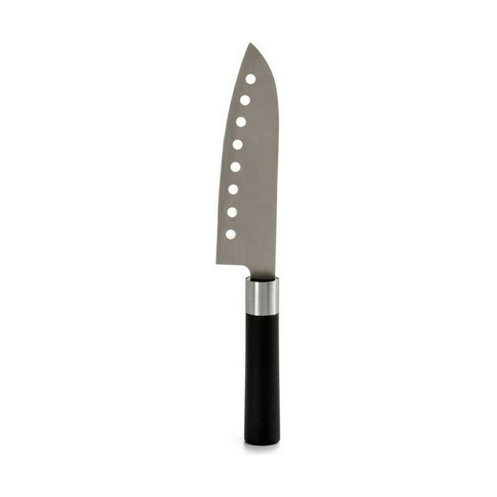 Cuțit de bucătărie Negru Argintiu Oțel inoxidabil Plastic 5 x 30 x 2,5 cm (12 Unități)