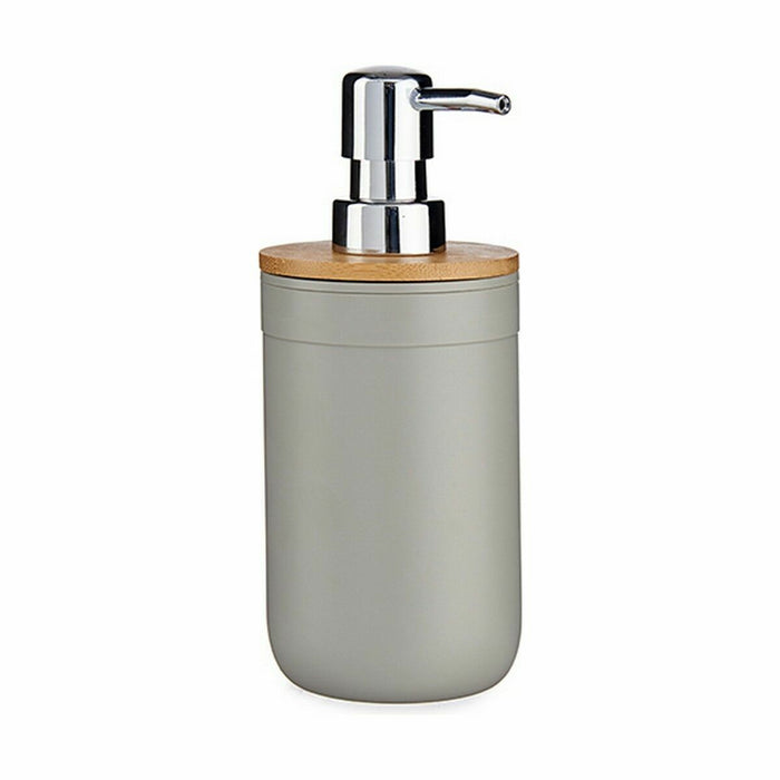 Dozator de Săpun Gri Bambus polipropilenă 350 ml (6 Unități)