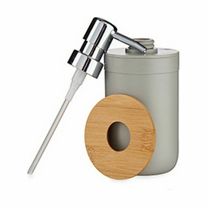 Dozator de Săpun Gri Bambus polipropilenă 350 ml (6 Unități)
