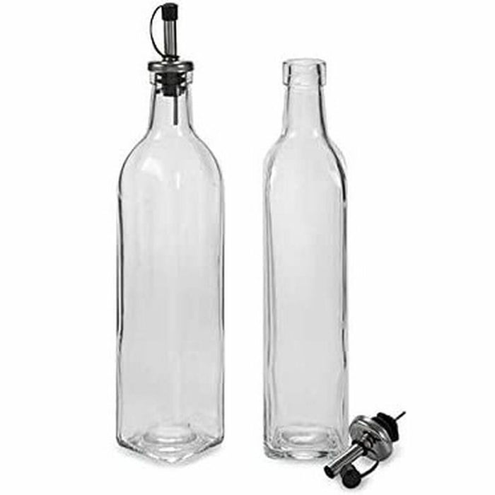 Set de ulei și oțet 2 x 50 ml Transparent Geam (12 Unități)