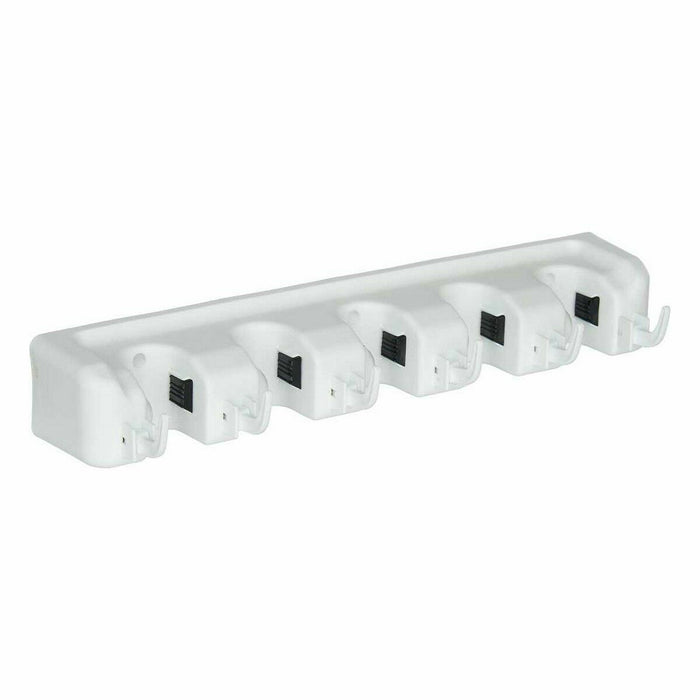 Suport Instrumente de curățare Alb Cauciuc polipropilenă 4,3 x 8,5 x 6 cm (12 Unități)