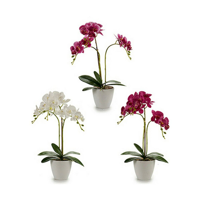 Plantă decorativă Orhidee Plastic 20 x 49 x 26 cm (4 Unități)