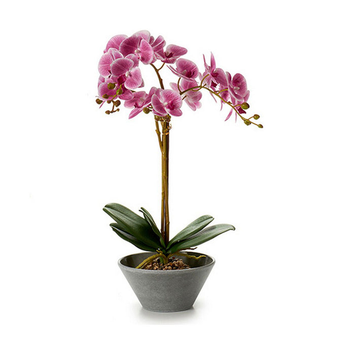 Plantă decorativă Orhidee 16 x 48 x 28 cm Plastic (4 Unități)