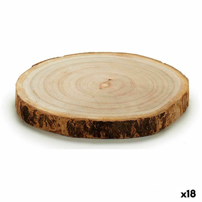 Buștean decorativ Maro 18 x 2 x 18 cm (18 Unități)