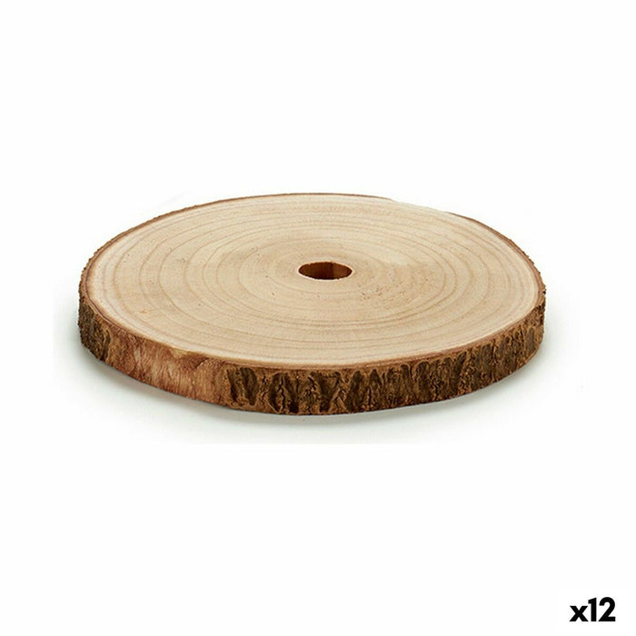 Buștean decorativ Ø 24,5 cm Maro (12 Unități)
