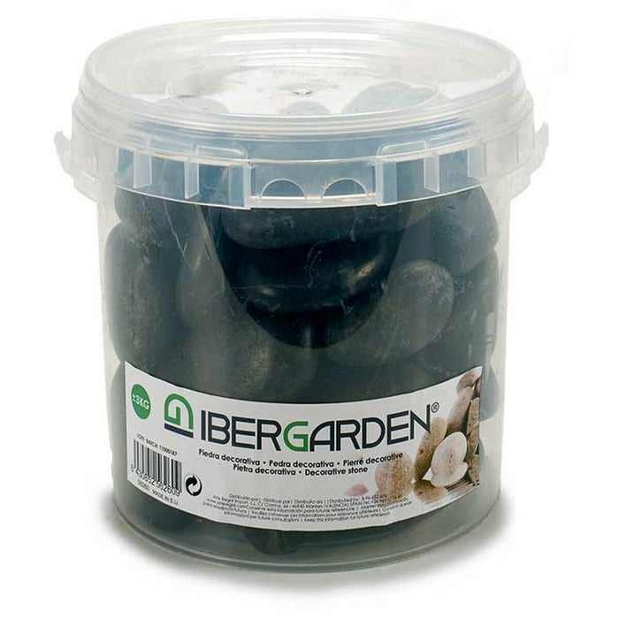 Pietre decorative Mare Negru 3 Kg (4 Unități)