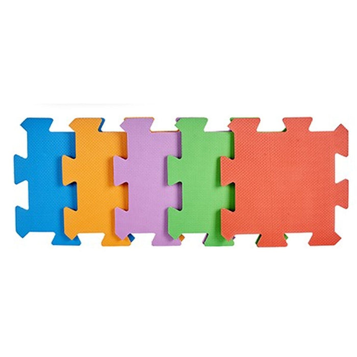 Covor Puzzle Multicolor Cauciuc Eva (12 Unități)