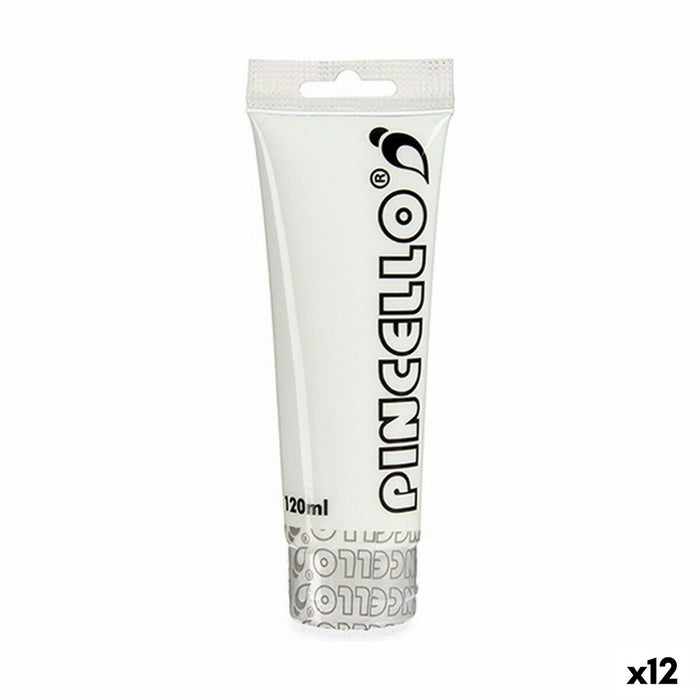 Vopsea acrilică Alb 120 ml (12 Unități)