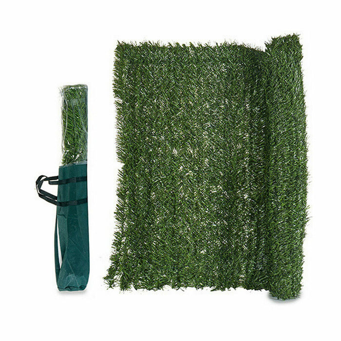 Gard pentru grădină Iarbă 1 x 3 m Verde Plastic (2 Unități)