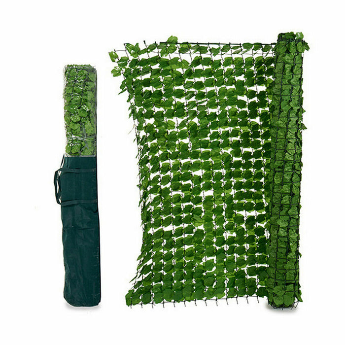 Gard pentru grădină Frunze 1,5 x 3 m Verde deschis Plastic (4 Unități)