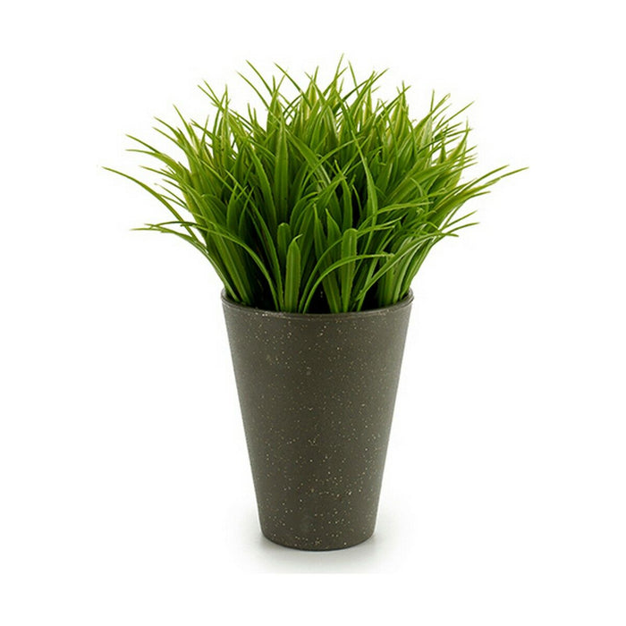 Plantă decorativă Plastic 11 x 18 x 11 cm Verde Gri (12 Unități)