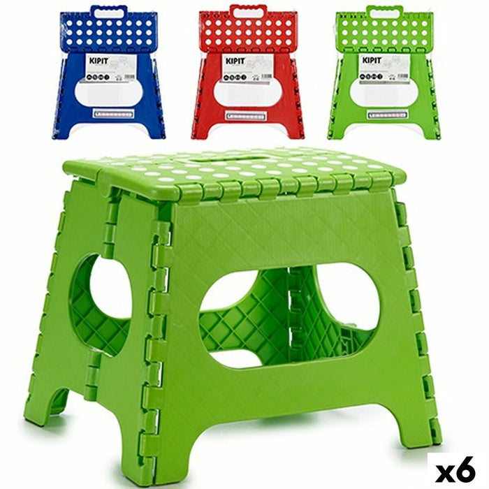 Taburete pliant Plastic 33 x 26 x 27 cm (6 Unități)