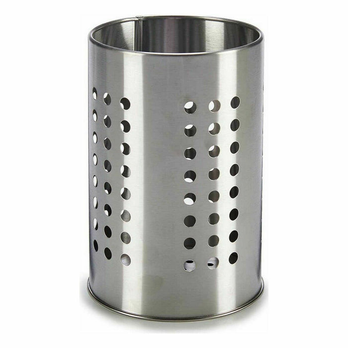 Curgător pentru tacâmuri Argintiu Oțel inoxidabil 12 x 17,6 x 12 cm (12 Unități)