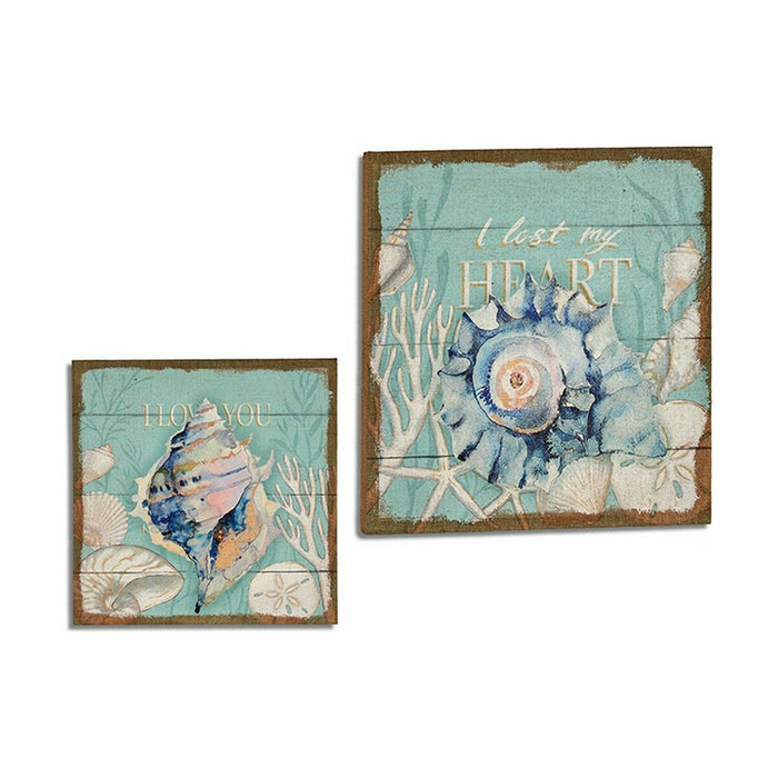 Pânză Scoică 50 x 3 x 50 cm (4 Unități)