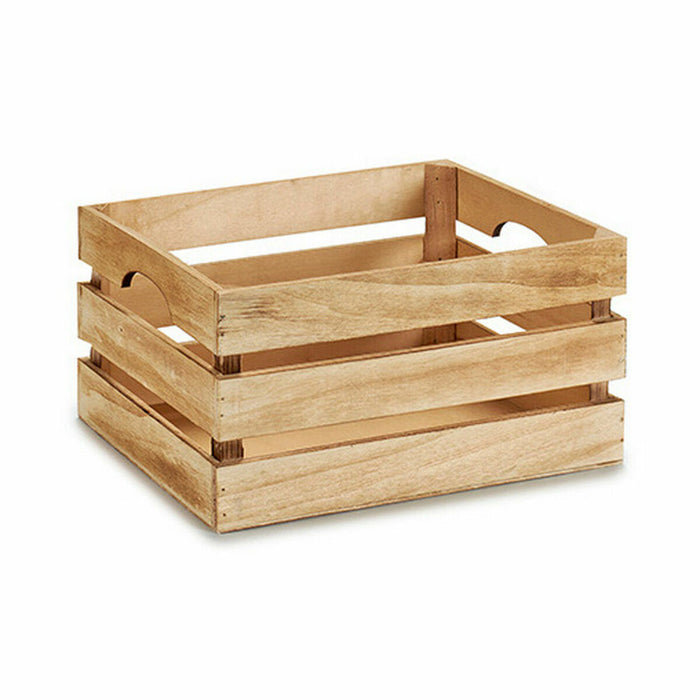Cutie Decorativă Maro Lemn 31 x 16 x 21 cm (18 Unități)
