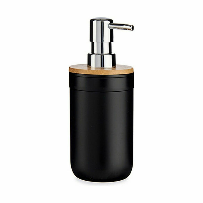 Dozator de Săpun Negru Bambus polipropilenă 350 ml (6 Unități)