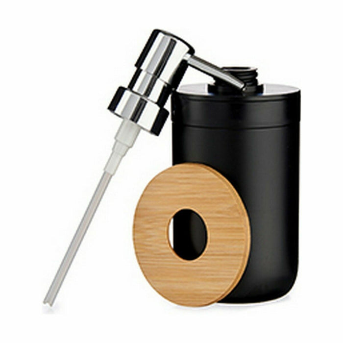 Dozator de Săpun Negru Bambus polipropilenă 350 ml (6 Unități)