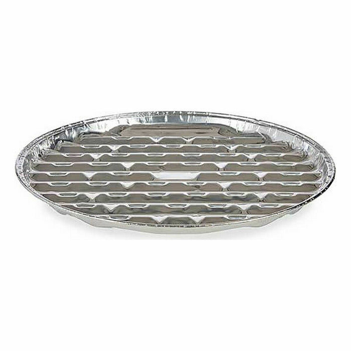 Set de vase de bucătărie De unică folosință Pizza Aluminiu 32 x 3 x 32 cm (24 Unități)
