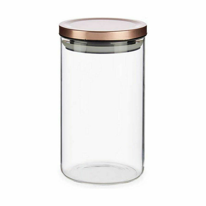 Borcan Închidere ermetică Cupru Metal 1 L 10,2 x 18 x 10,2 cm (12 Unități)