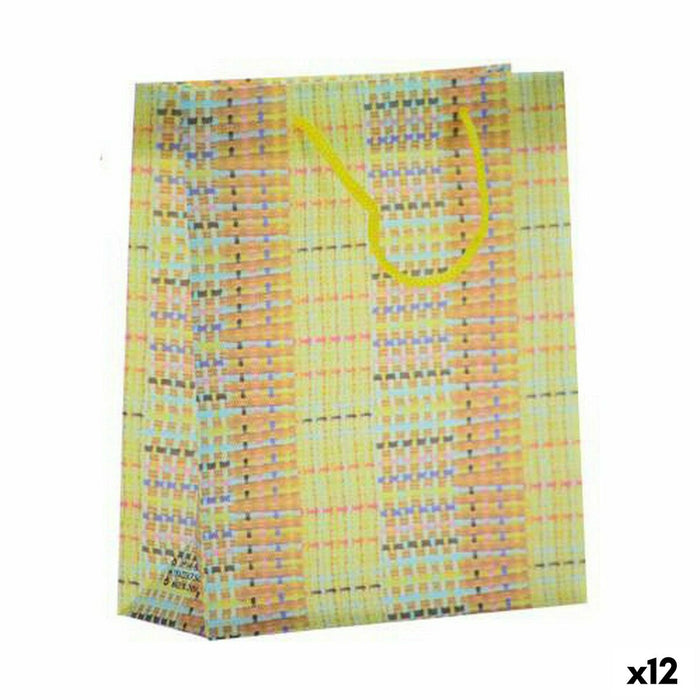 Geantă Dungi Plastic 7,5 x 22 x 18 cm (12 Unități)