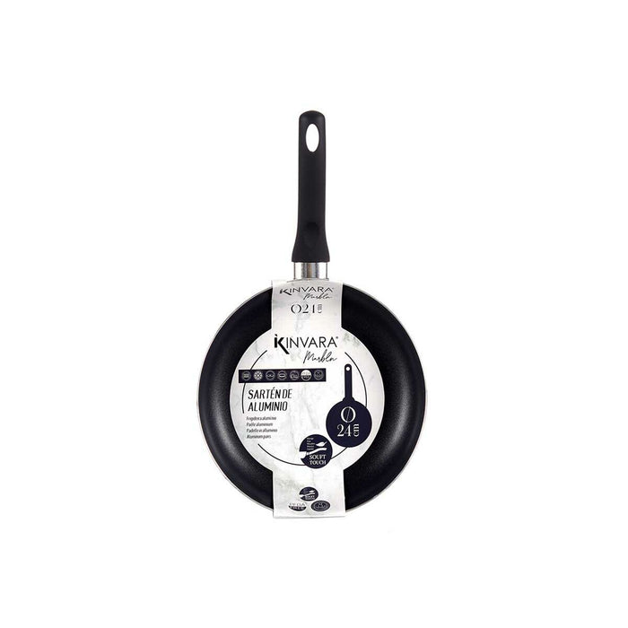 Tigaie Ø 24 cm Albastru Aluminiu (6 Unități)