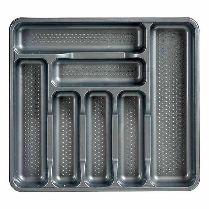 Organizator pentru tacâmuri Gri Plastic 39 x 5 x 42,5 cm (15 Unități)