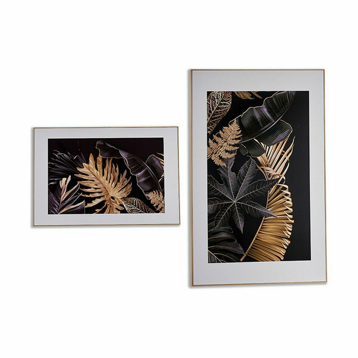 Pânză Frunza a unei plante 3 x 121,5 x 81,5 cm (2 Unități)