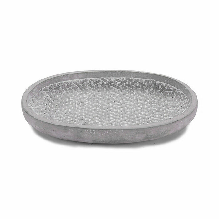 Farfurie pentru ghiveci Cu descărcare Gri 28 x 4 x 23 cm (6 Unități)