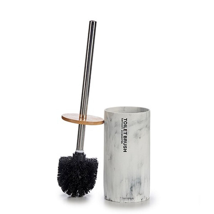 Perie pentru toaletă Metal Rășină Bambus Marmură 9,6 x 37,5 x 9,6 cm (6 Unități)