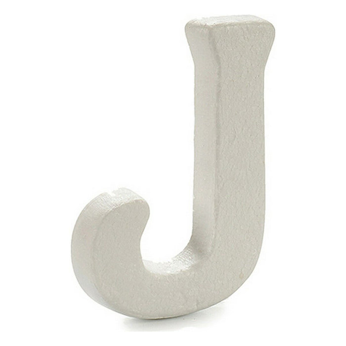 Litere JKLMNOPQR Alb polistiren 2,5 x 22 x 17 cm (9 Unități)
