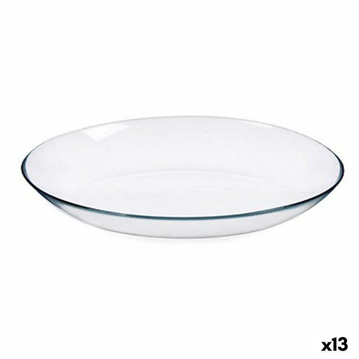 Platou pentru Servire Invitation Oval Transparent Sticlă 820 ml (13 Unități)