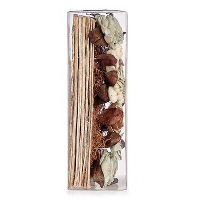 Decorațiune pentru Centrul Mesei Alb Maro răchită 12 x 36 x 12 cm (6 Unități)