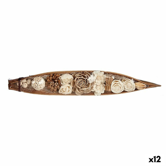 Decorațiune pentru Centrul Mesei Natural răchită 69 x 9,5 x 9 cm (12 Unități)