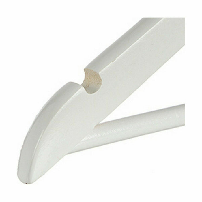 Set de umerașe Alb Lemn 44 x 23,5 x 1,2 cm (24 Unități)