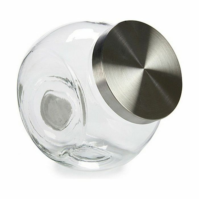 Borcan de biscuiți Argintiu Metal 3 L 14 x 19 x 19 cm (6 Unități)