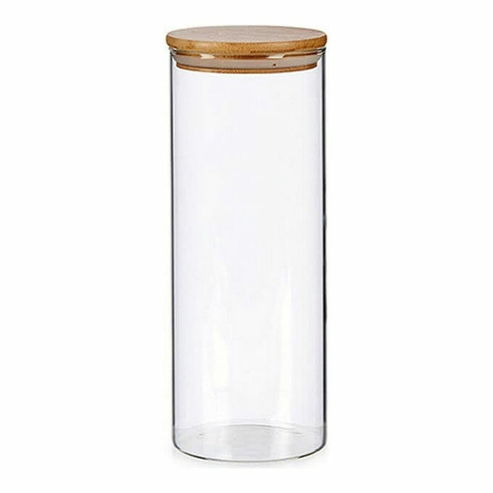 Staniu Transparent Bambus Sticlă borosilicată 1,8 L 10,4 x 26 x 10,4 cm (12 Unități)