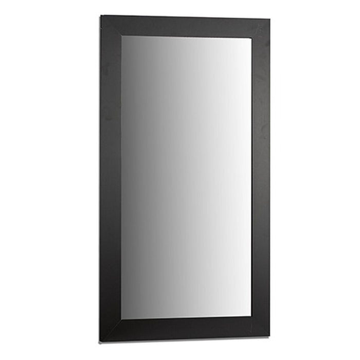 Oglindă de perete Negru Lemn Sticlă 64,5 x 84,5 x 1,5 cm (2 Unități)